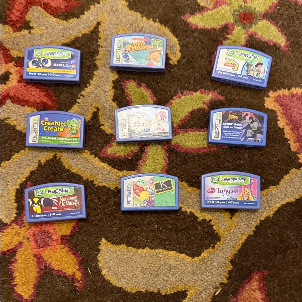 Leapster Game Cartridge Collection bundle